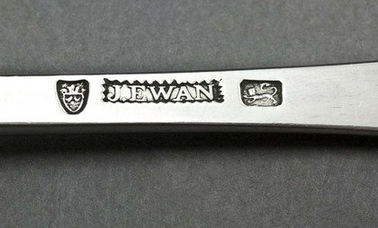 American Coin Silver Sugar Tongs - Charleston, South Carolina - Jamaican Silver Marks